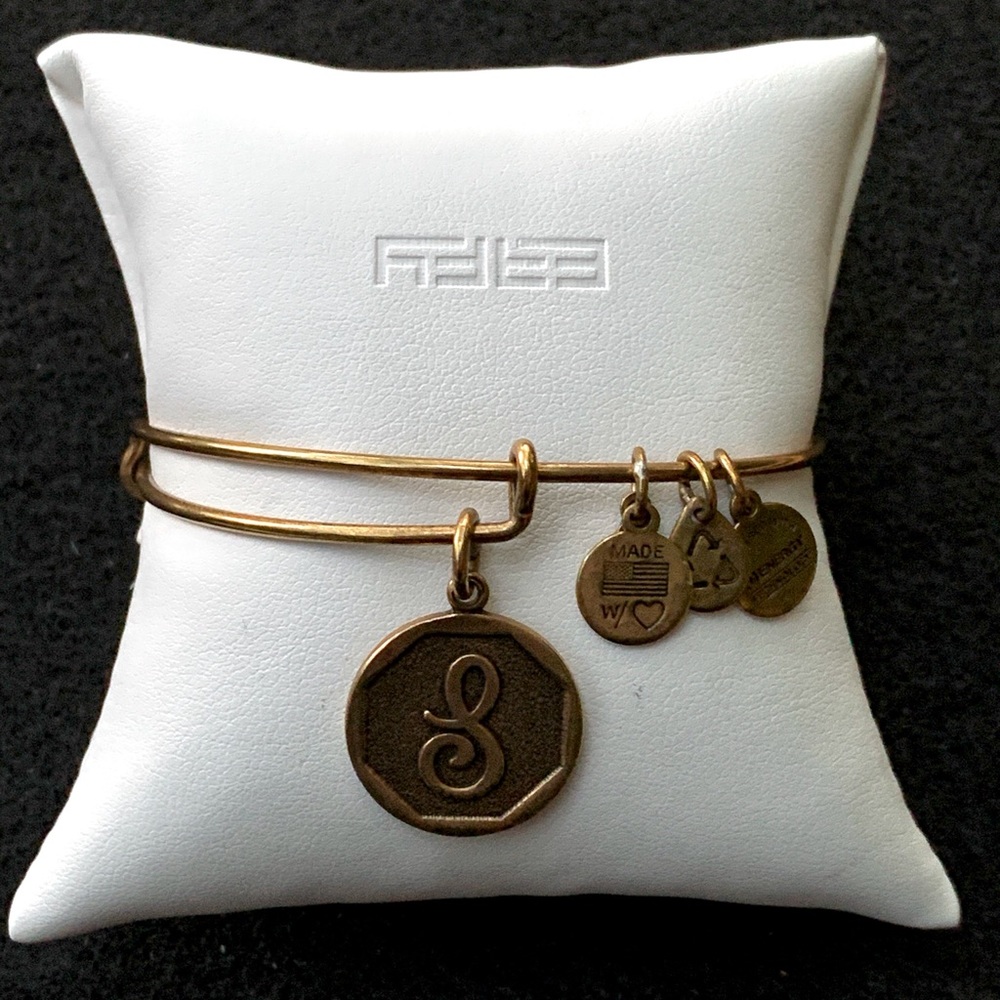 Alex & Ani “S” Initial Bracelet